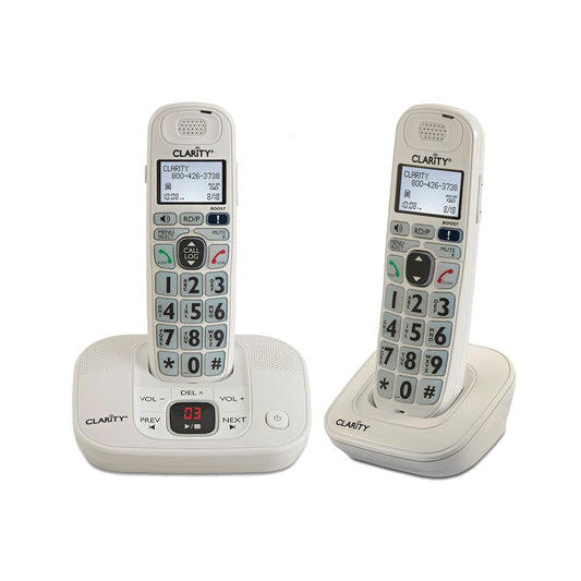Clarity D714™ Bundle  Moderate Hearing Loss Cordless Phone with (1) D704HS Expandable handset
