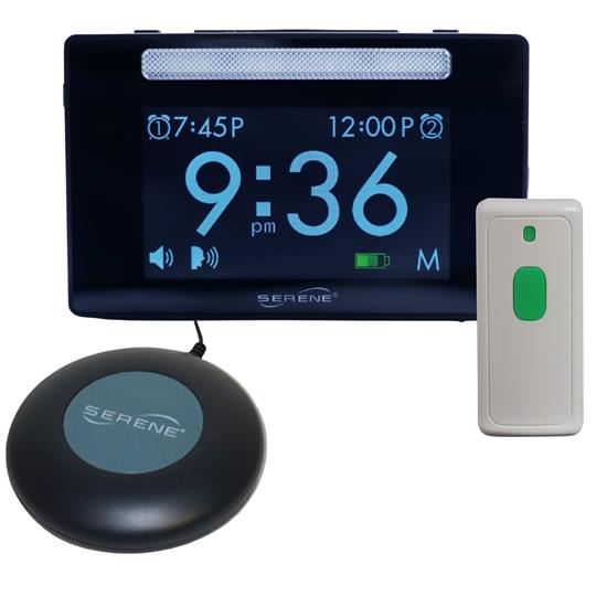 Serene CentralAlert SEREONIC Alert CA360QK Alarm Clock Receiver + Telephone + Doorbell + Bed Shaker Kit